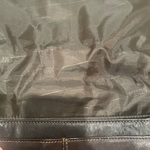 Kenneth Cole Brown Leather Messenger Bag - Picture 12 of 16